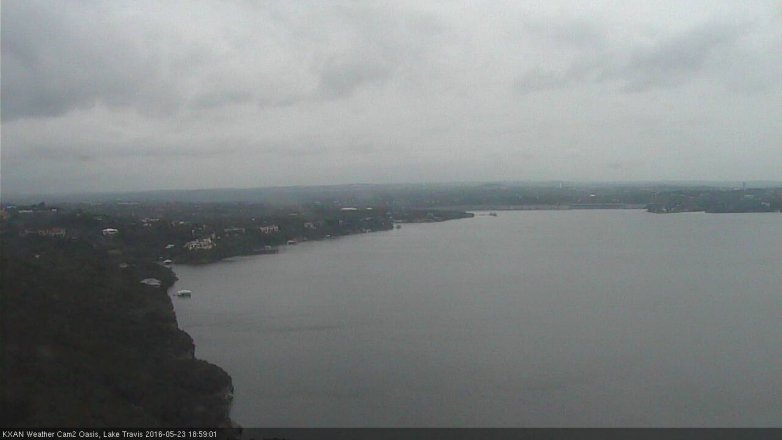 Lake Travis webcam, May 23, 2016 6:20 PM CT