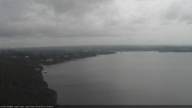 Lake Travis webcam, May 23, 2016 6:30 PM CT