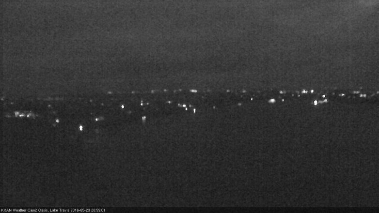 Lake Travis webcam, May 23, 2016 8:20 PM CT