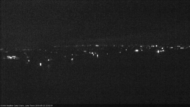Lake Travis webcam, May 23, 2016 9:30 PM CT