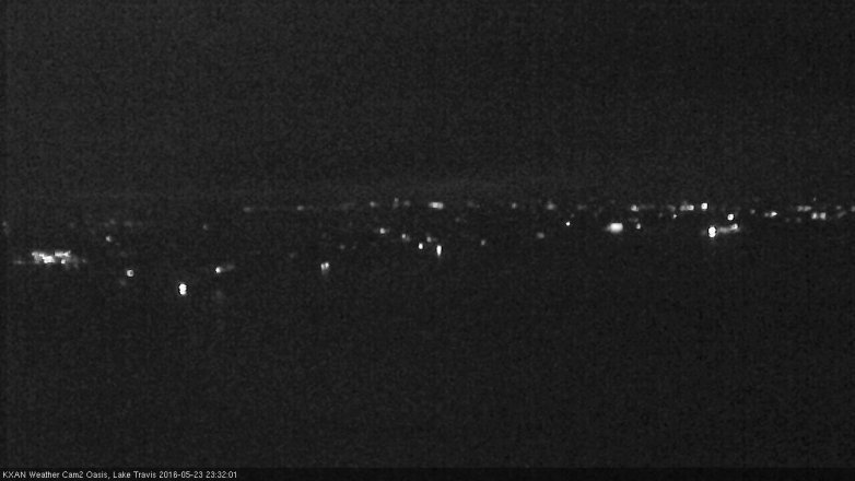 Lake Travis webcam, May 23, 2016 10:35 PM CT