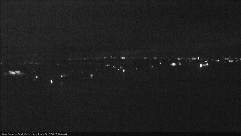 Lake Travis webcam, May 23, 2016 10:55 PM CT