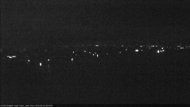 Lake Travis webcam, May 23, 2016 11:45 PM CT