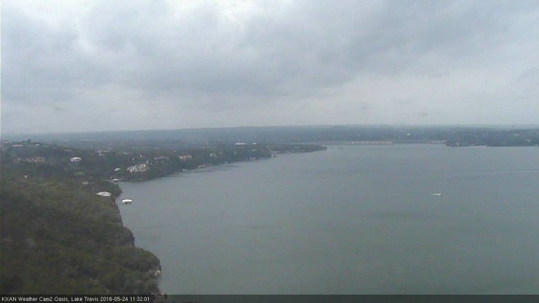 Lake Travis webcam, May 24, 2016 10:50 AM CT