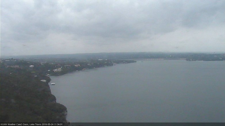 Lake Travis webcam, May 24, 2016 11:00 AM CT