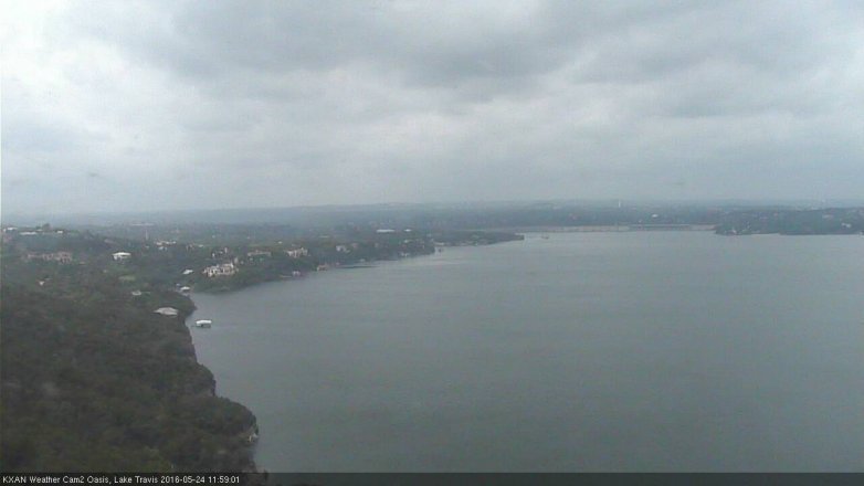 Lake Travis webcam, May 24, 2016 11:30 AM CT