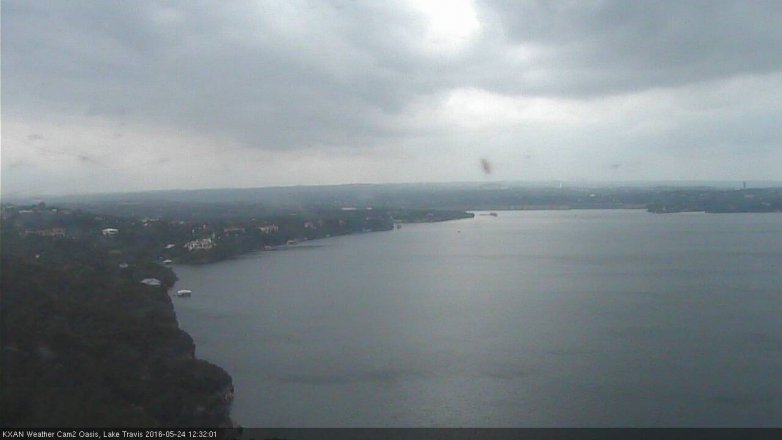 Lake Travis webcam, May 24, 2016 12:00 PM CT
