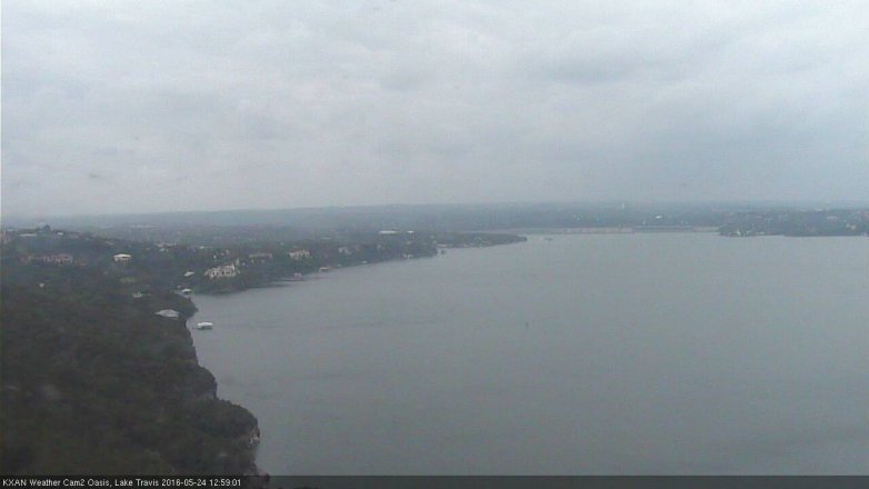 Lake Travis webcam, May 24, 2016 12:20 PM CT