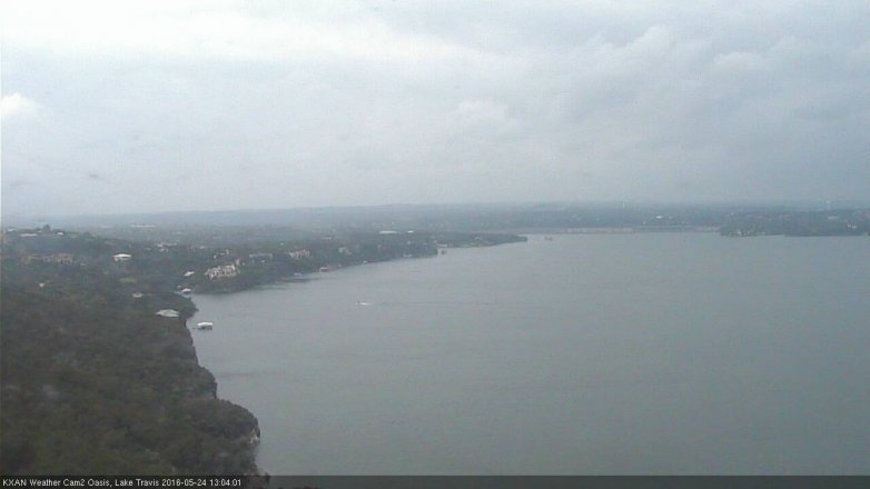 Lake Travis webcam, May 24, 2016 12:30 PM CT
