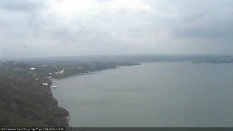 Lake Travis webcam, May 24, 2016 12:35 PM CT