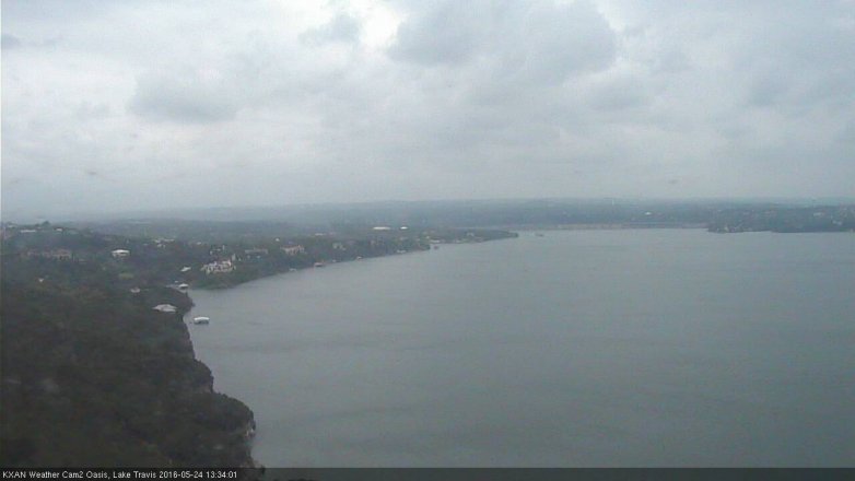 Lake Travis webcam, May 24, 2016 12:40 PM CT