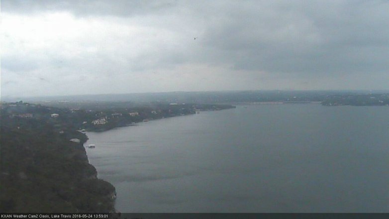 Lake Travis webcam, May 24, 2016 1:10 PM CT