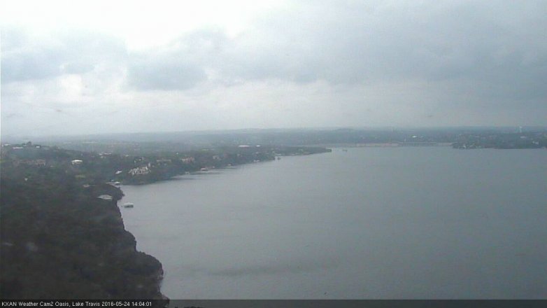 Lake Travis webcam, May 24, 2016 1:25 PM CT