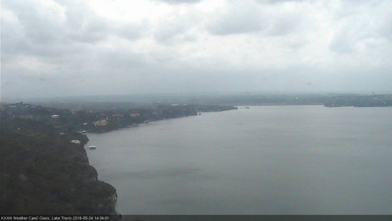 Lake Travis webcam, May 24, 2016 1:40 PM CT