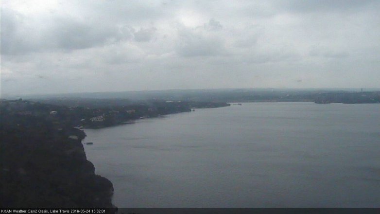 Lake Travis webcam, May 24, 2016 2:35 PM CT
