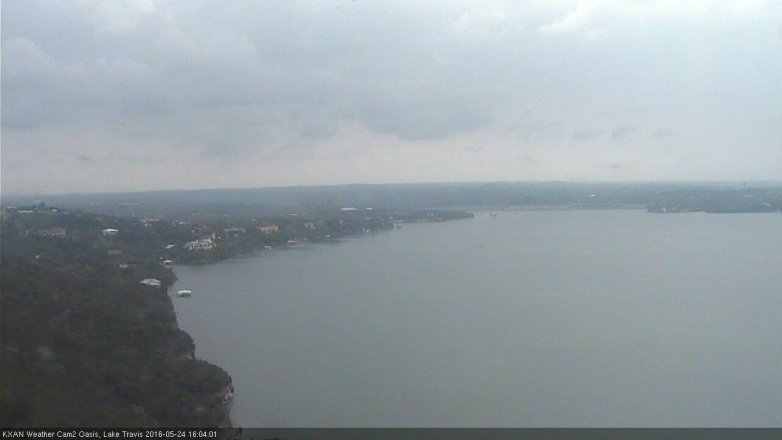 Lake Travis webcam, May 24, 2016 3:20 PM CT