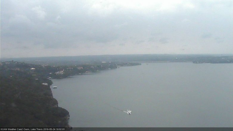 Lake Travis webcam, May 24, 2016 3:30 PM CT