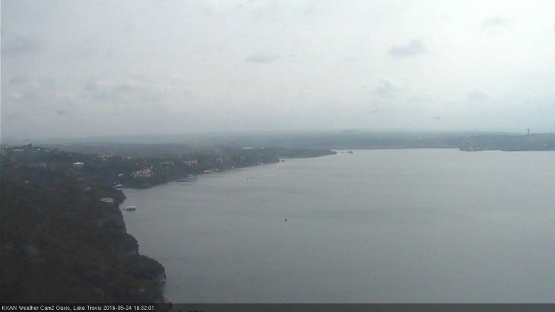 Lake Travis webcam, May 24, 2016 3:40 PM CT