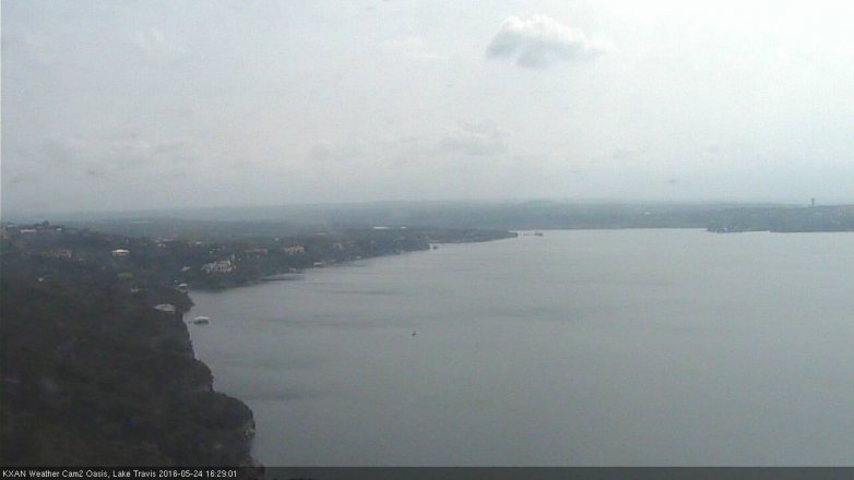 Lake Travis webcam, May 24, 2016 3:45 PM CT