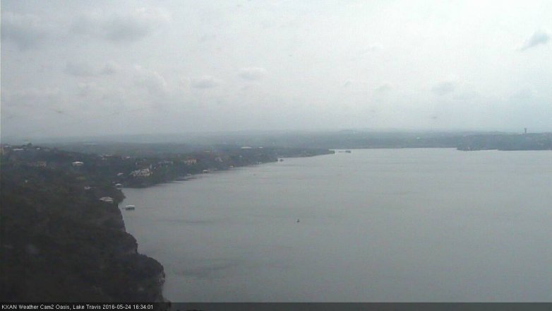 Lake Travis webcam, May 24, 2016 3:55 PM CT