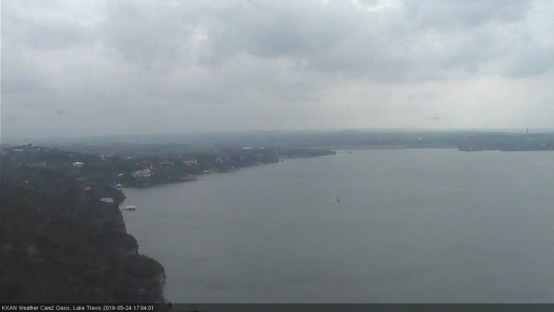 Lake Travis webcam, May 24, 2016 4:35 PM CT