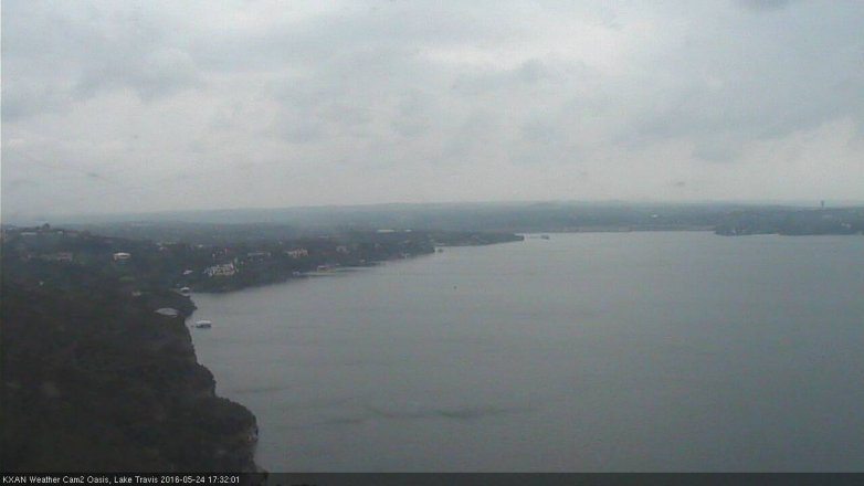 Lake Travis webcam, May 24, 2016 4:55 PM CT