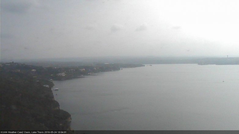 Lake Travis webcam, May 24, 2016 5:30 PM CT