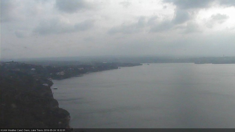 Lake Travis webcam, May 24, 2016 5:55 PM CT