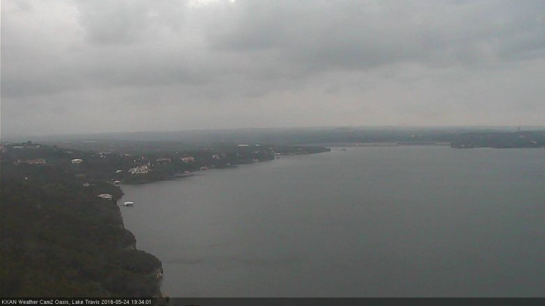 Lake Travis webcam, May 24, 2016 7:05 PM CT