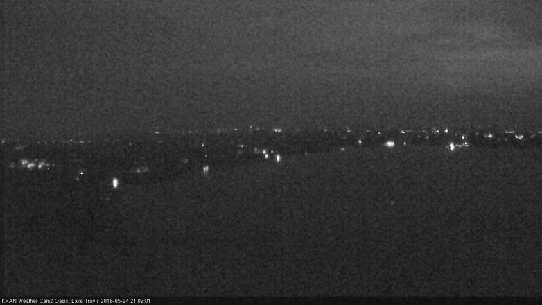 Lake Travis webcam, May 24, 2016 8:30 PM CT