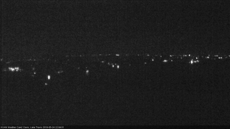 Lake Travis webcam, May 24, 2016 9:35 PM CT