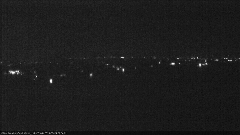 Lake Travis webcam, May 24, 2016 10:05 PM CT
