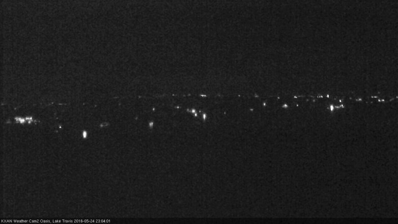 Lake Travis webcam, May 24, 2016 10:15 PM CT