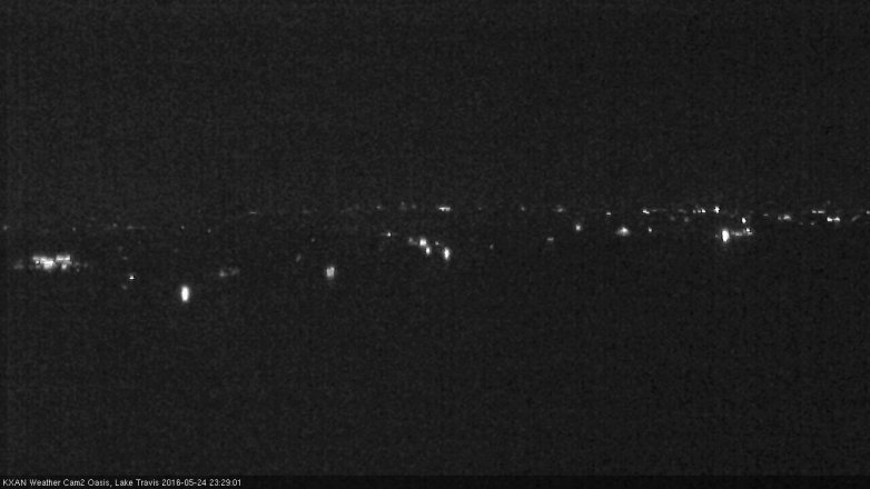 Lake Travis webcam, May 24, 2016 10:45 PM CT