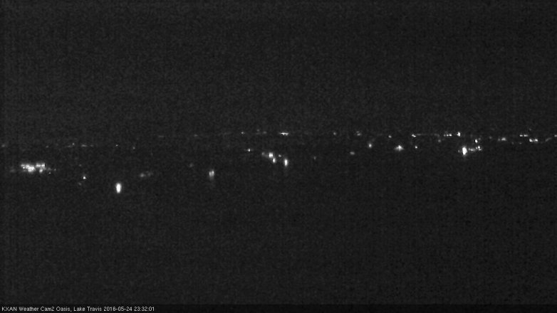 Lake Travis webcam, May 24, 2016 10:50 PM CT