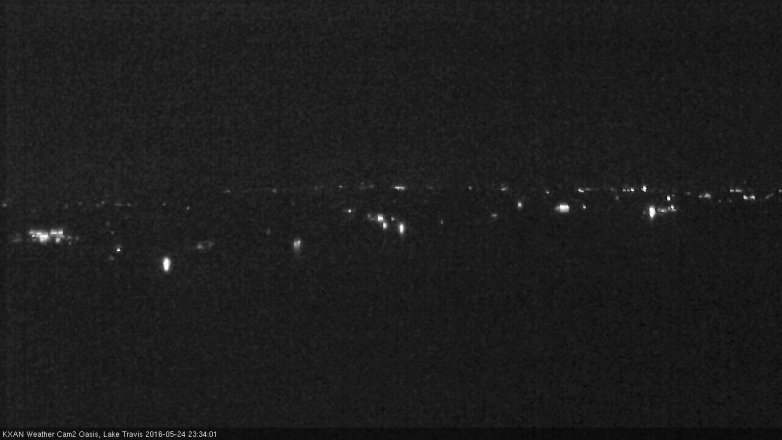 Lake Travis webcam, May 24, 2016 10:55 PM CT