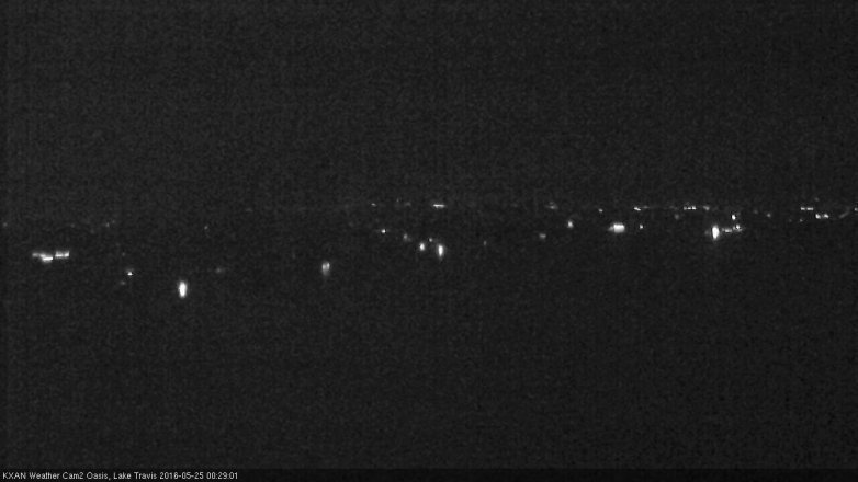 Lake Travis webcam, May 24, 2016 11:35 PM CT