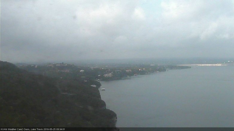 Lake Travis webcam, May 25, 2016 9:05 AM CT
