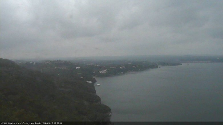 Lake Travis webcam, May 25, 2016 9:10 AM CT