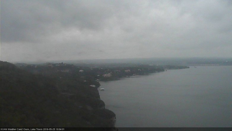 Lake Travis webcam, May 25, 2016 9:25 AM CT