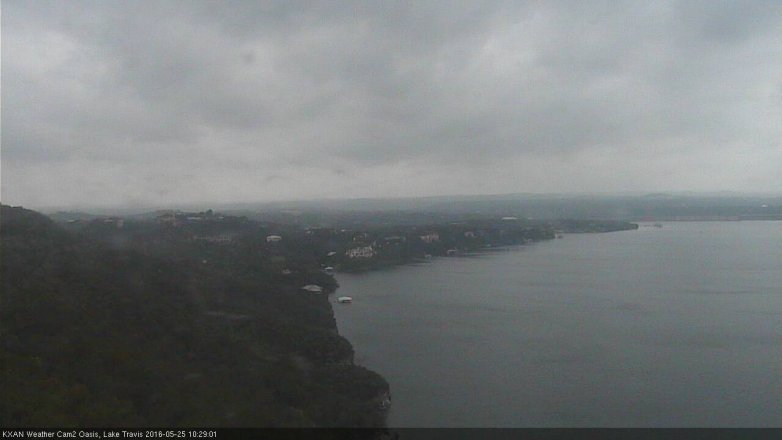 Lake Travis webcam, May 25, 2016 9:45 AM CT