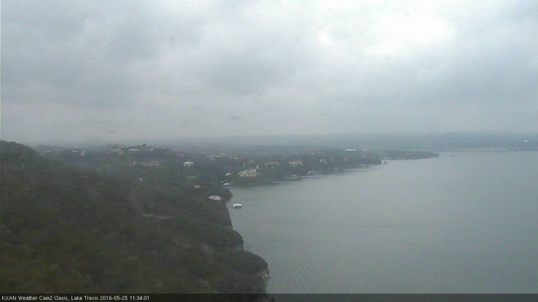 Lake Travis webcam, May 25, 2016 11:00 AM CT