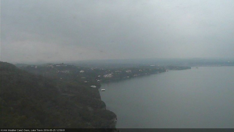 Lake Travis webcam, May 25, 2016 12:20 PM CT