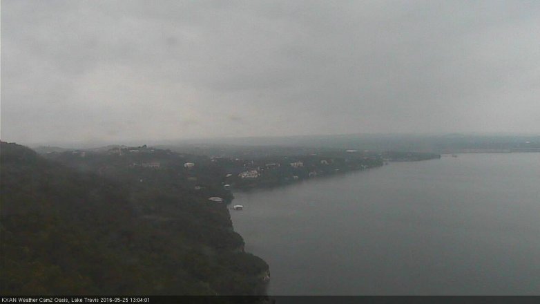 Lake Travis webcam, May 25, 2016 12:30 PM CT