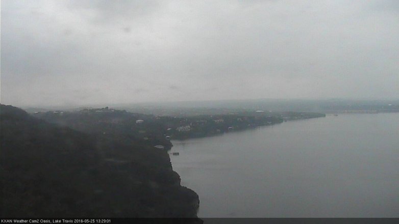 Lake Travis webcam, May 25, 2016 12:35 PM CT