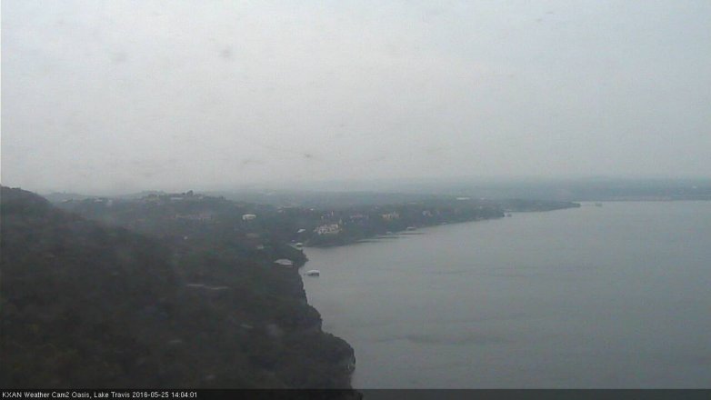 Lake Travis webcam, May 25, 2016 1:10 PM CT