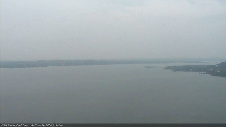 Lake Travis webcam, May 25, 2016 3:25 PM CT