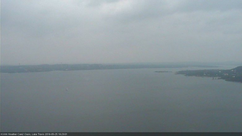 Lake Travis webcam, May 25, 2016 3:35 PM CT