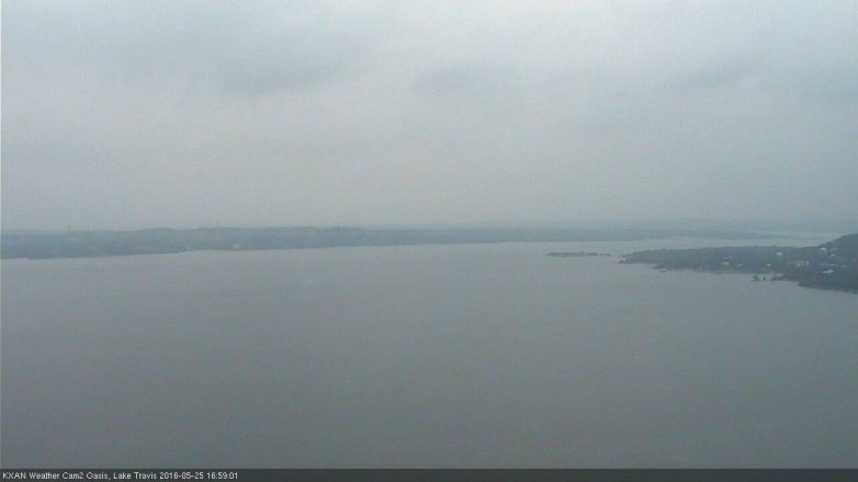 Lake Travis webcam, May 25, 2016 4:20 PM CT