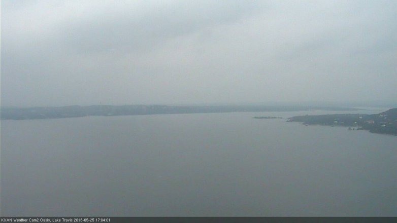 Lake Travis webcam, May 25, 2016 4:30 PM CT